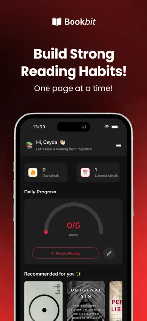 Bookbit: Reading Tracker screenshot 1