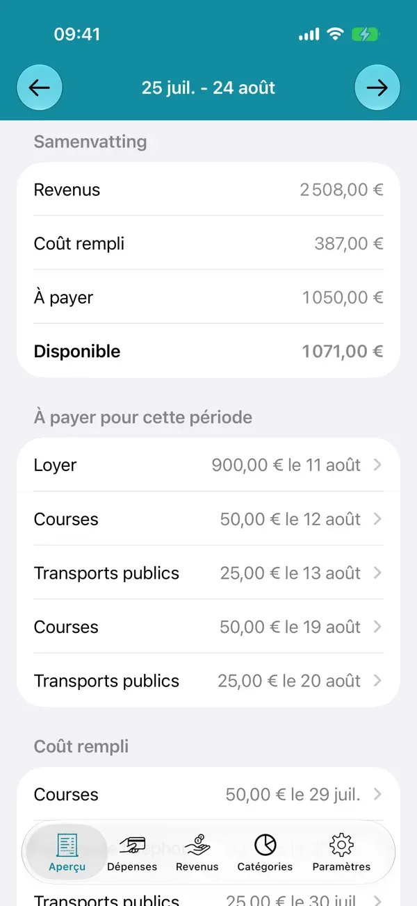 Screenshot #1 pour Financier