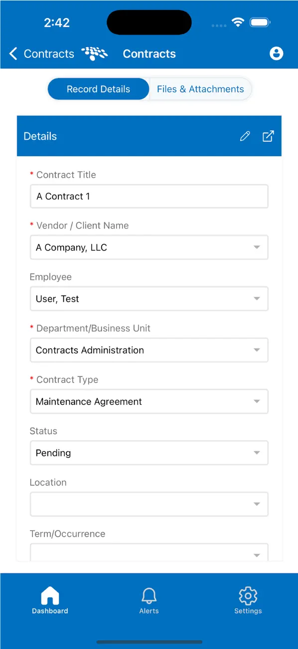 Screenshot #3 pour CobbleStone Contract Software