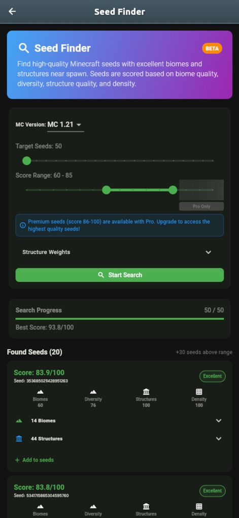 SeedMap - Explore Your Seeds - Utilities App | MWM