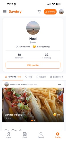 Savory: Rate the Plate Screenshot 4 of 5