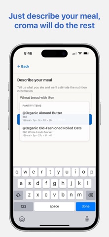 croma nutrition: macro tracker Screenshot 5 of 5