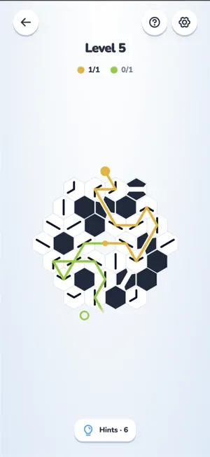Hex Beam: Logic Puzzle Game screenshot 3
