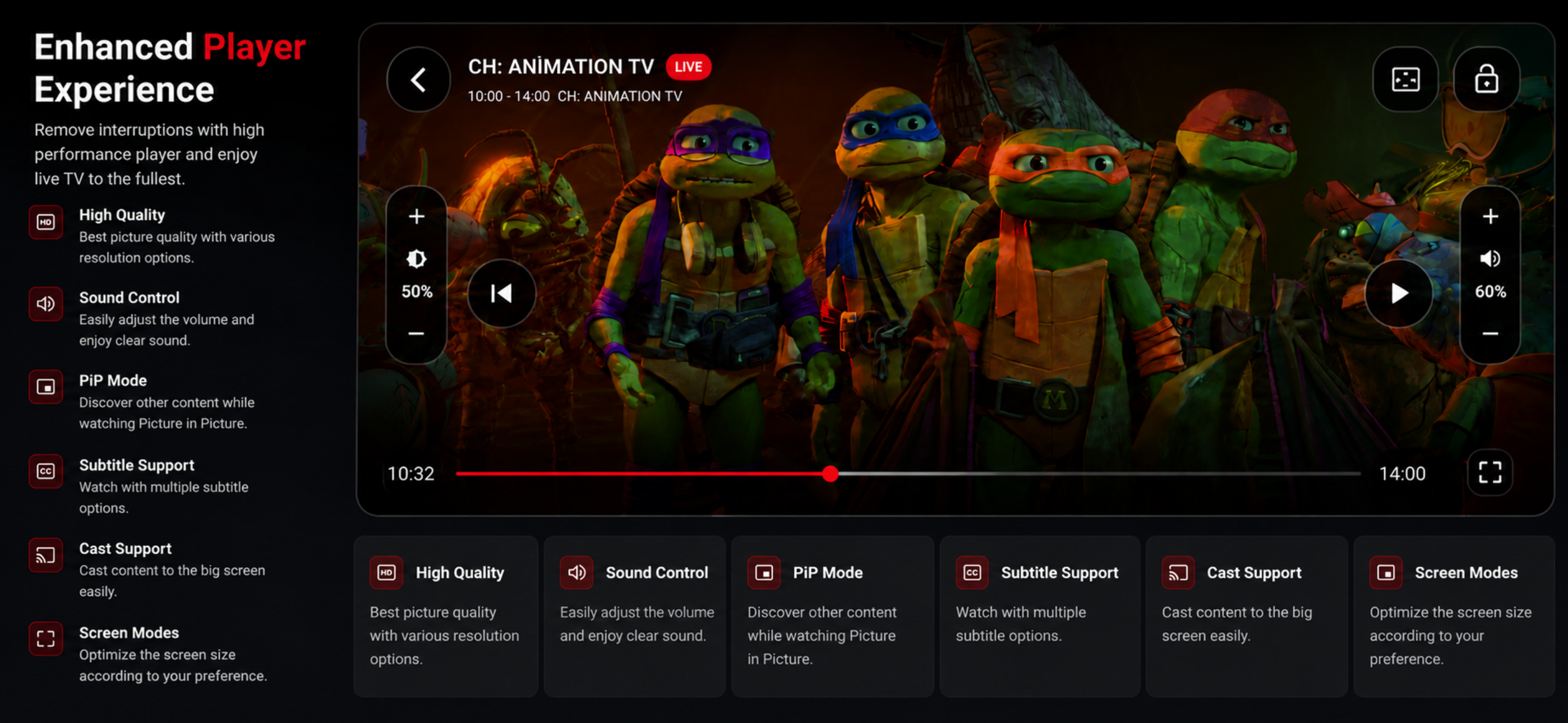 Tivix IPTV Player screenshot 6