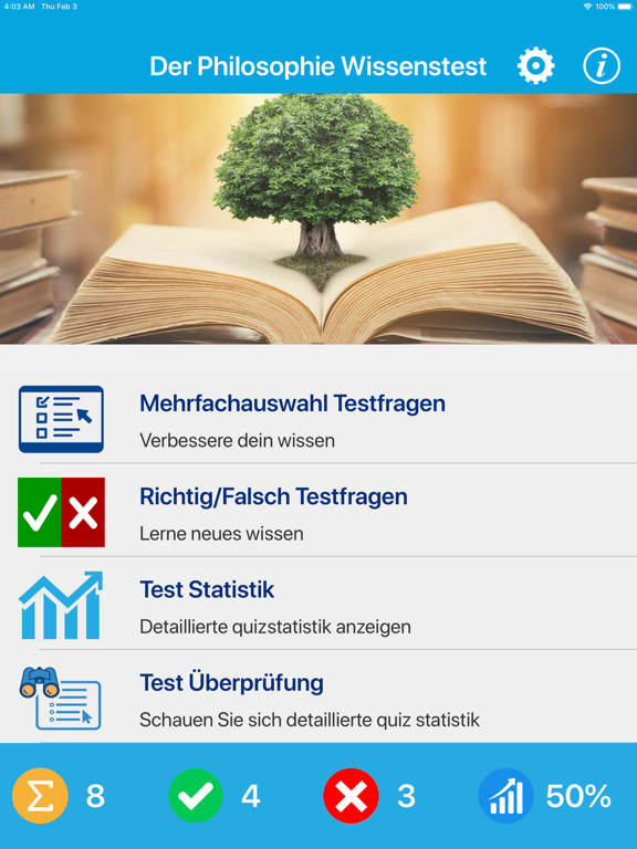 Screenshot #4 pour Der Philosophie Wissenstest