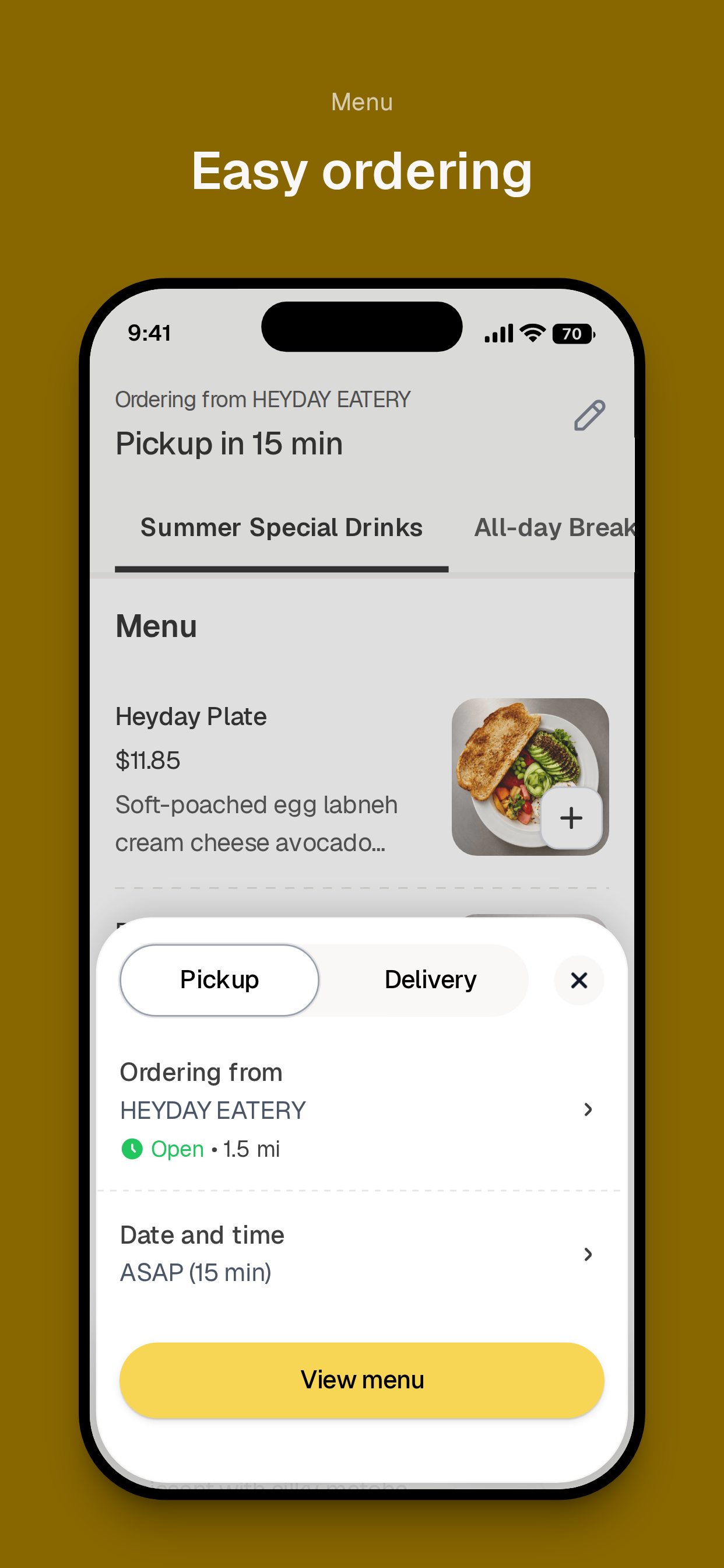 HeyDay Eatery screenshot 3