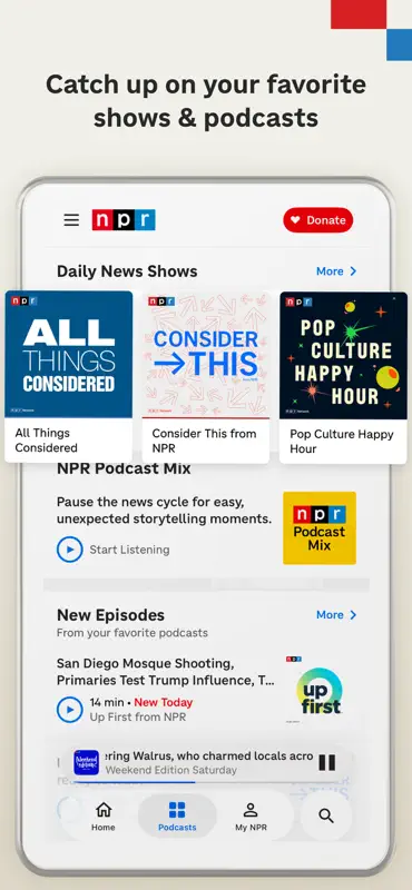 NPR: National & Local News screenshot 3 of 6