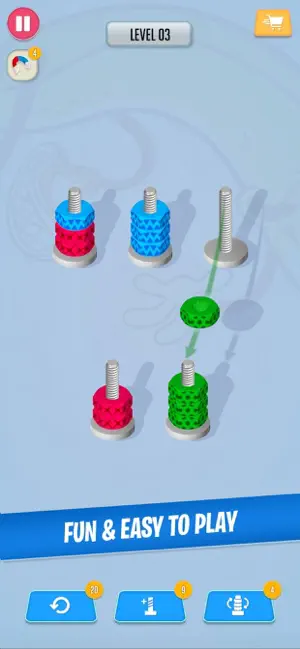 Nut Color & Texture Sort screenshot 1