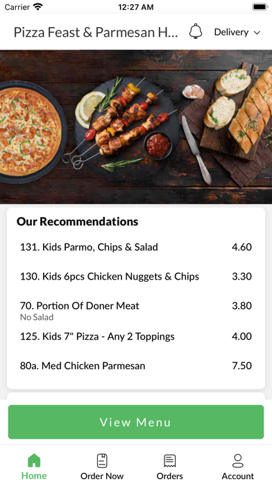 Pizza Feast Parmesan House Screenshot
