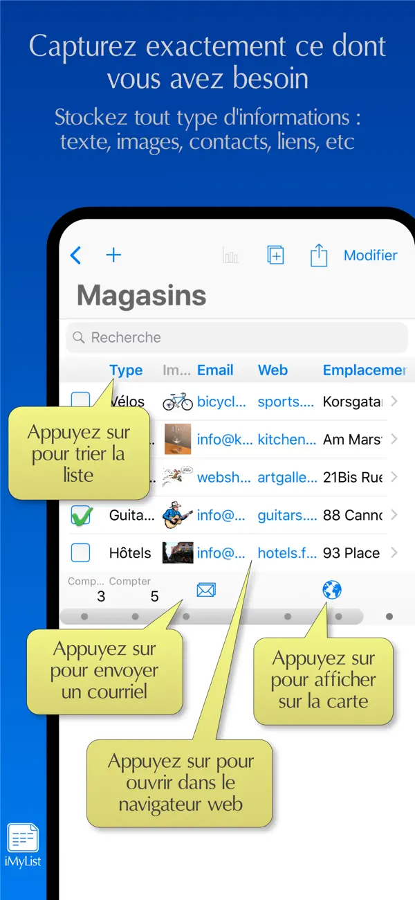 Screenshot #2 pour iMyList: liste·plan·note