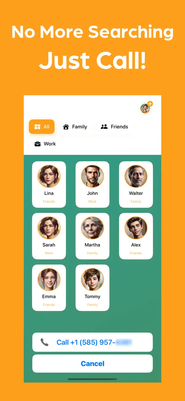 Screenshot #2 pour SnapContacts