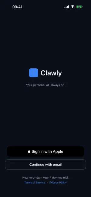 Clawly - Personal AI Agent screenshot 1