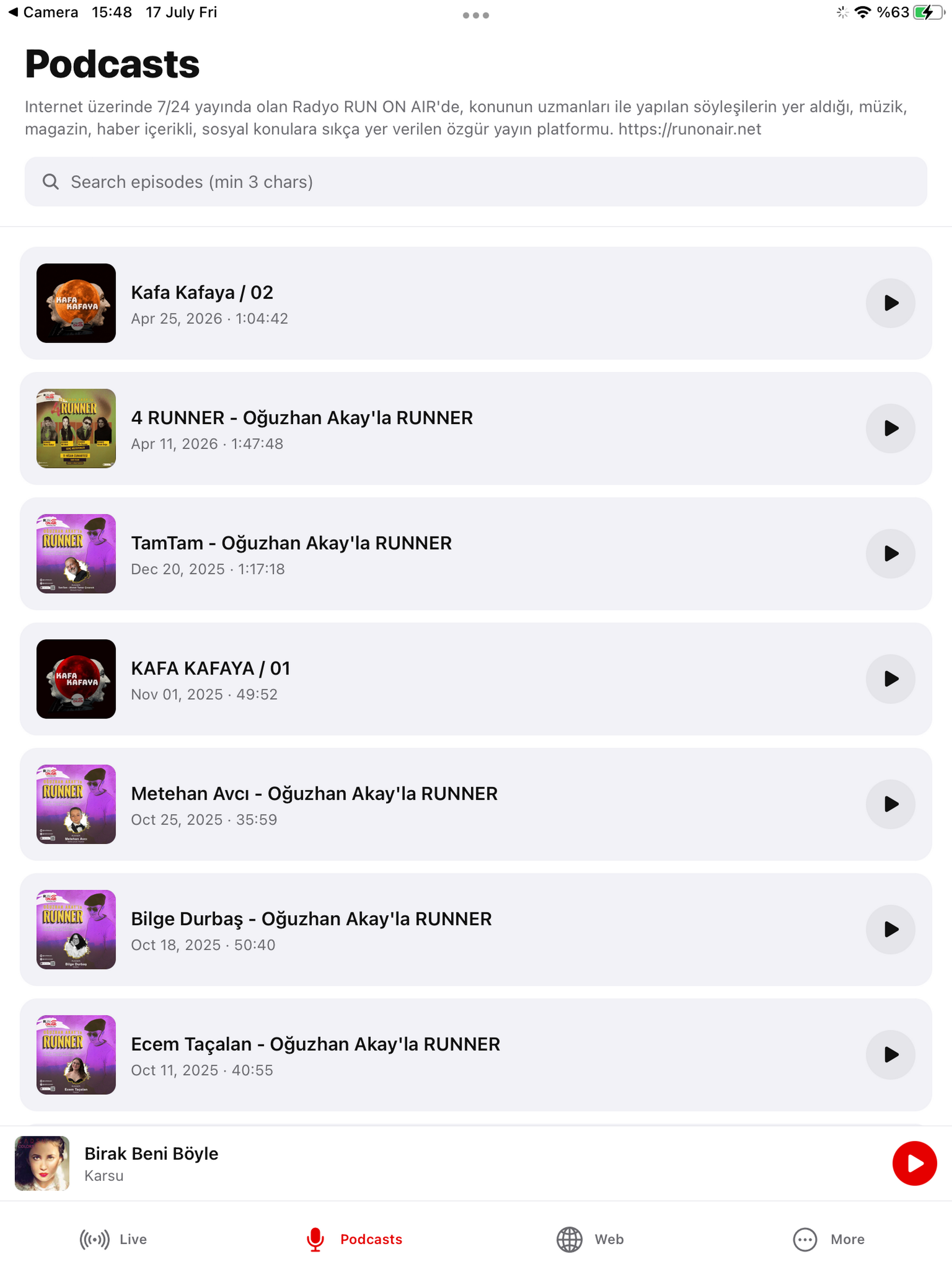 RADIO RUN ON AIR screenshot 6