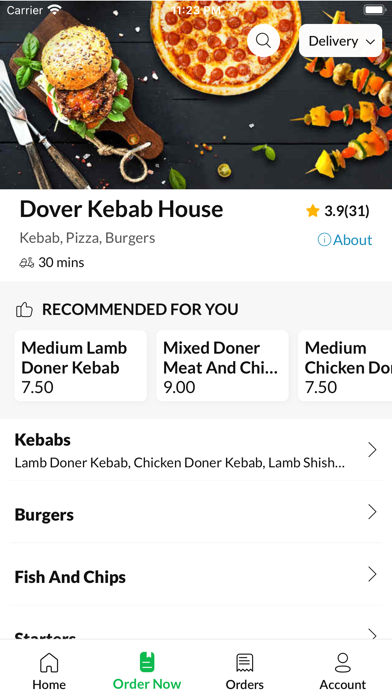 Dover Kebab House, Screenshot