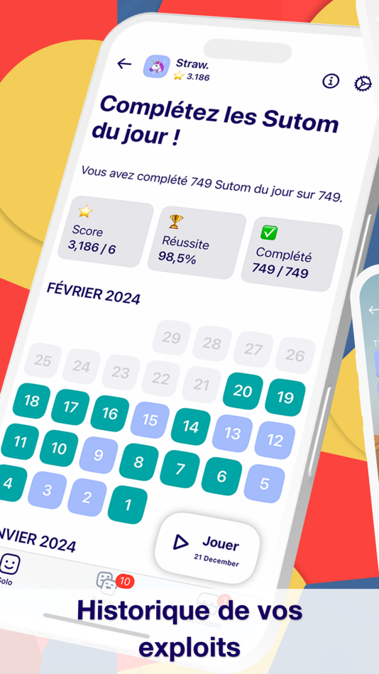 #4. Sutom – Daily Word Game (iOS) By: Straw Technologies