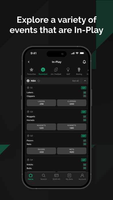 SBK: Live Sports Betting Screenshot