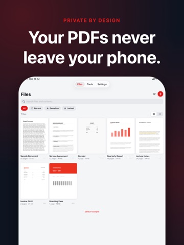 PDF Reader: Editor & Sign iPad screenshot