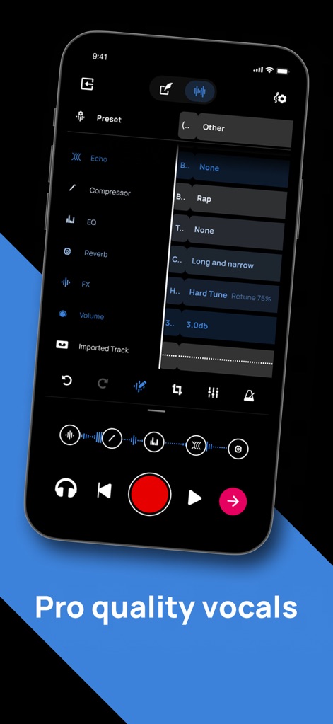 Voloco: Vocal Recording Studio - Custom FX Chains