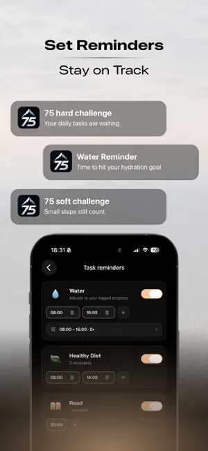 PEAK 75 hard challenge tracker screenshot 4