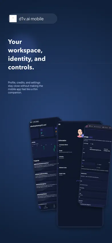 D1V - AI Coding Workspace screenshot 4