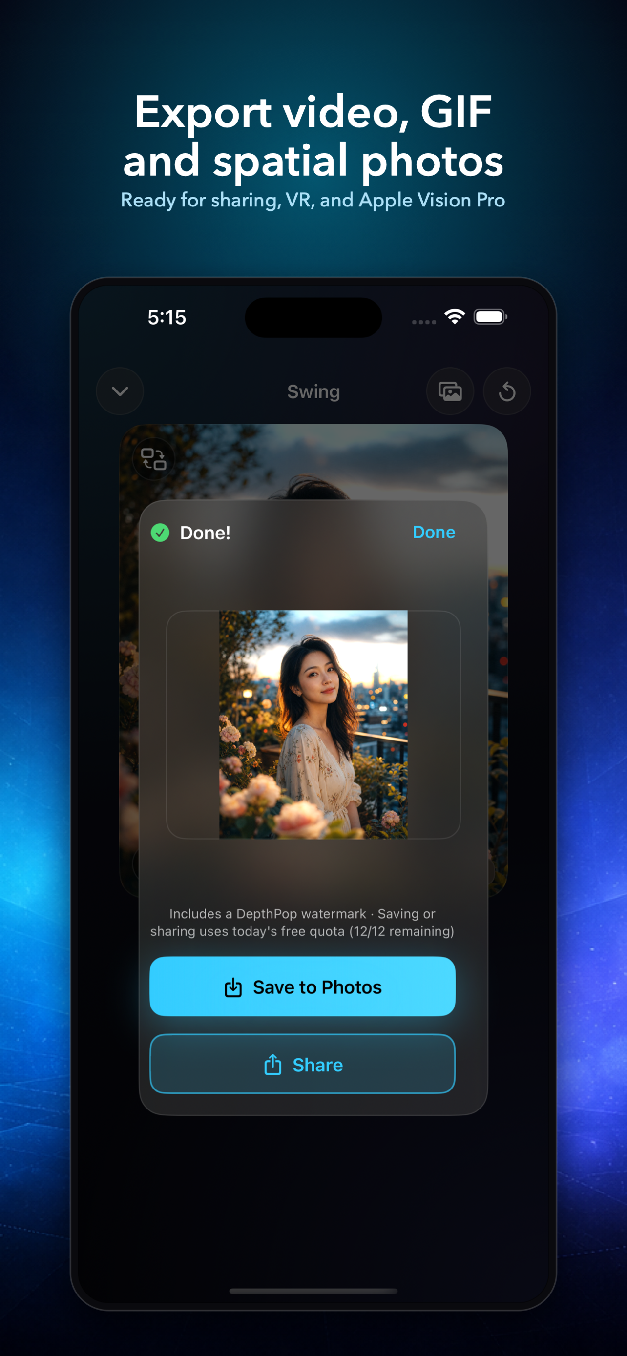 DepthPop: 3D Photo & Wallpaper screenshot 3
