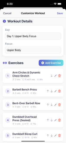 GymTrackerApp Screenshot 4 of 7