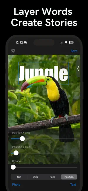Text behind Object: TBO Editor screenshot 2