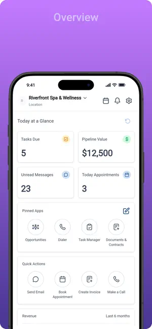 Nextech CRM screenshot 2