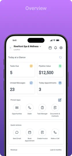 Nextech CRM iPhone Screenshot 2