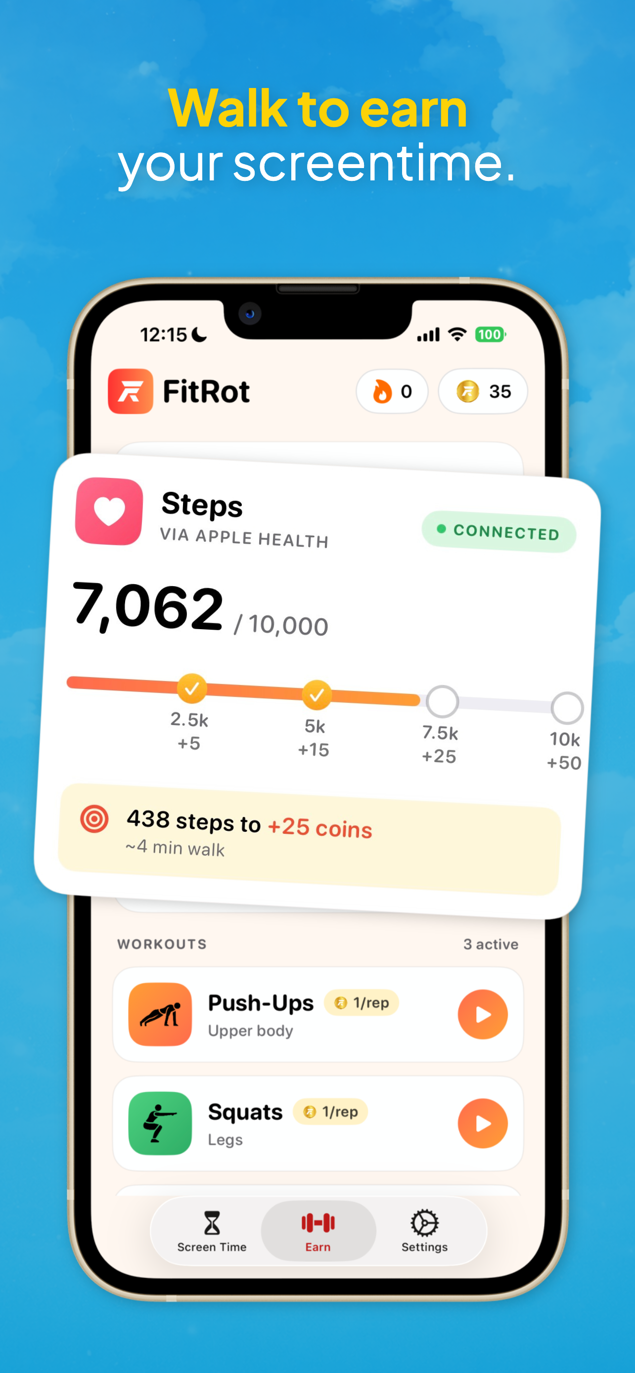 FitRot - Earn Your Screen Time