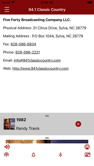94.1 Classic Country Screenshot