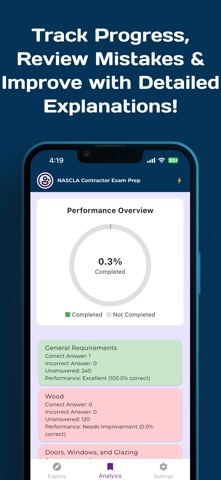 NASCLA Contractor Exam Prep Screenshot 8 of 10