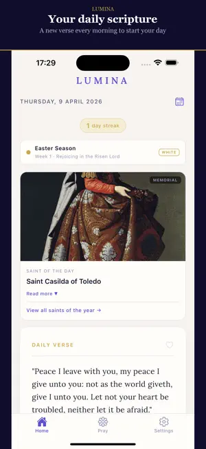 Lumina Catholic Prayer & Bible screenshot 1