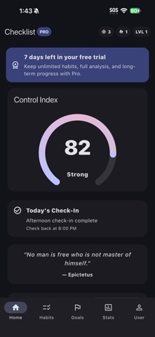 Checklist: Daily Tracker Screenshot 4 of 8