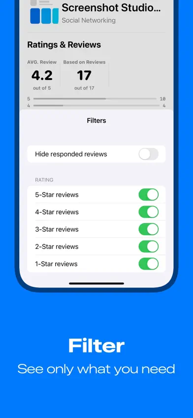 App reviews - StoreReviewKit screenshot 3
