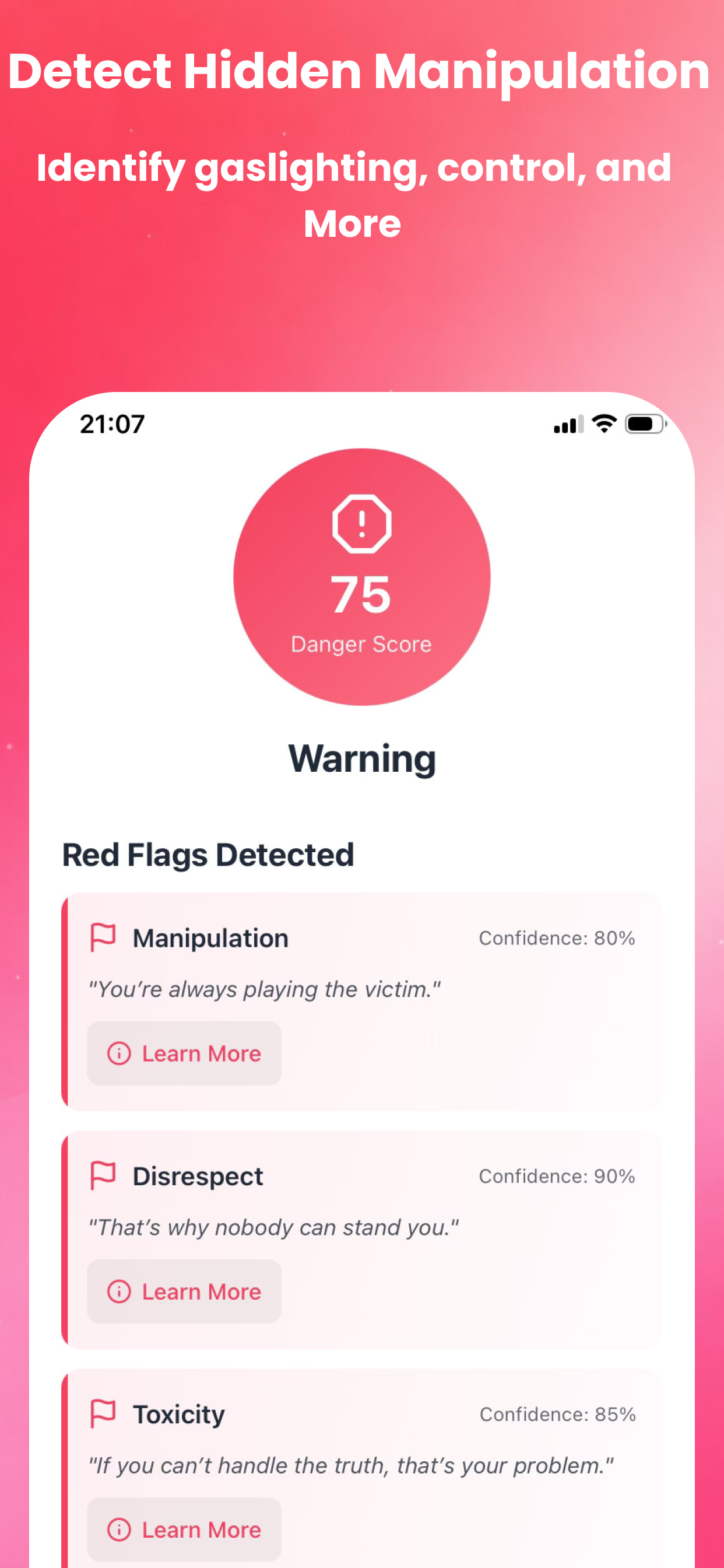 Flagz : Red Flags Detector screenshot 3