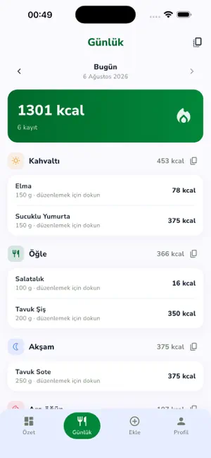 Kalori Takip - Diyet Asistanı screenshot 4