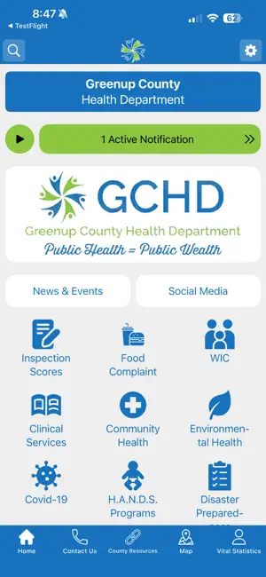 Greenup County Health Dept screenshot 1