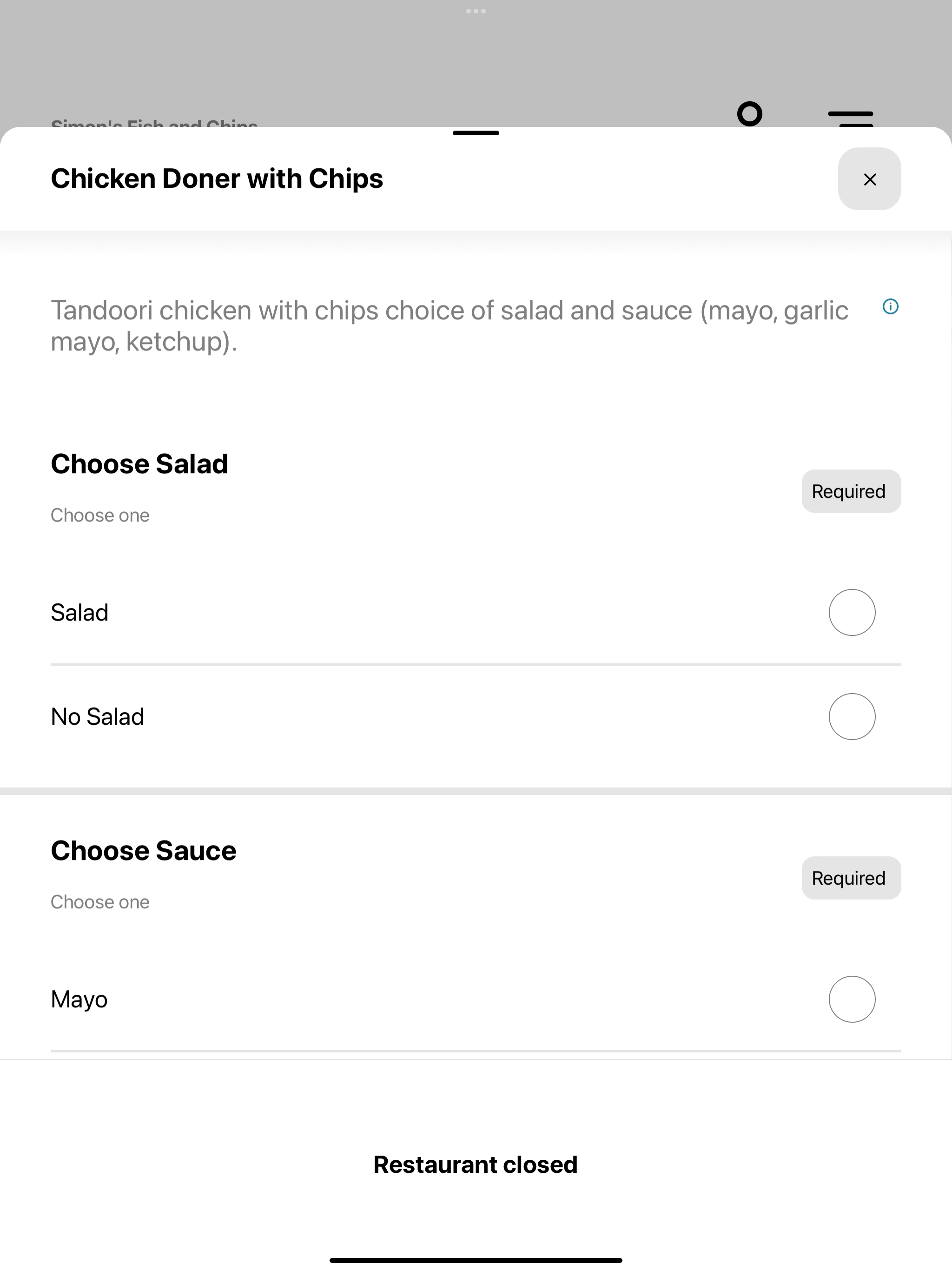 Simon's Fish and Chips screenshot 8