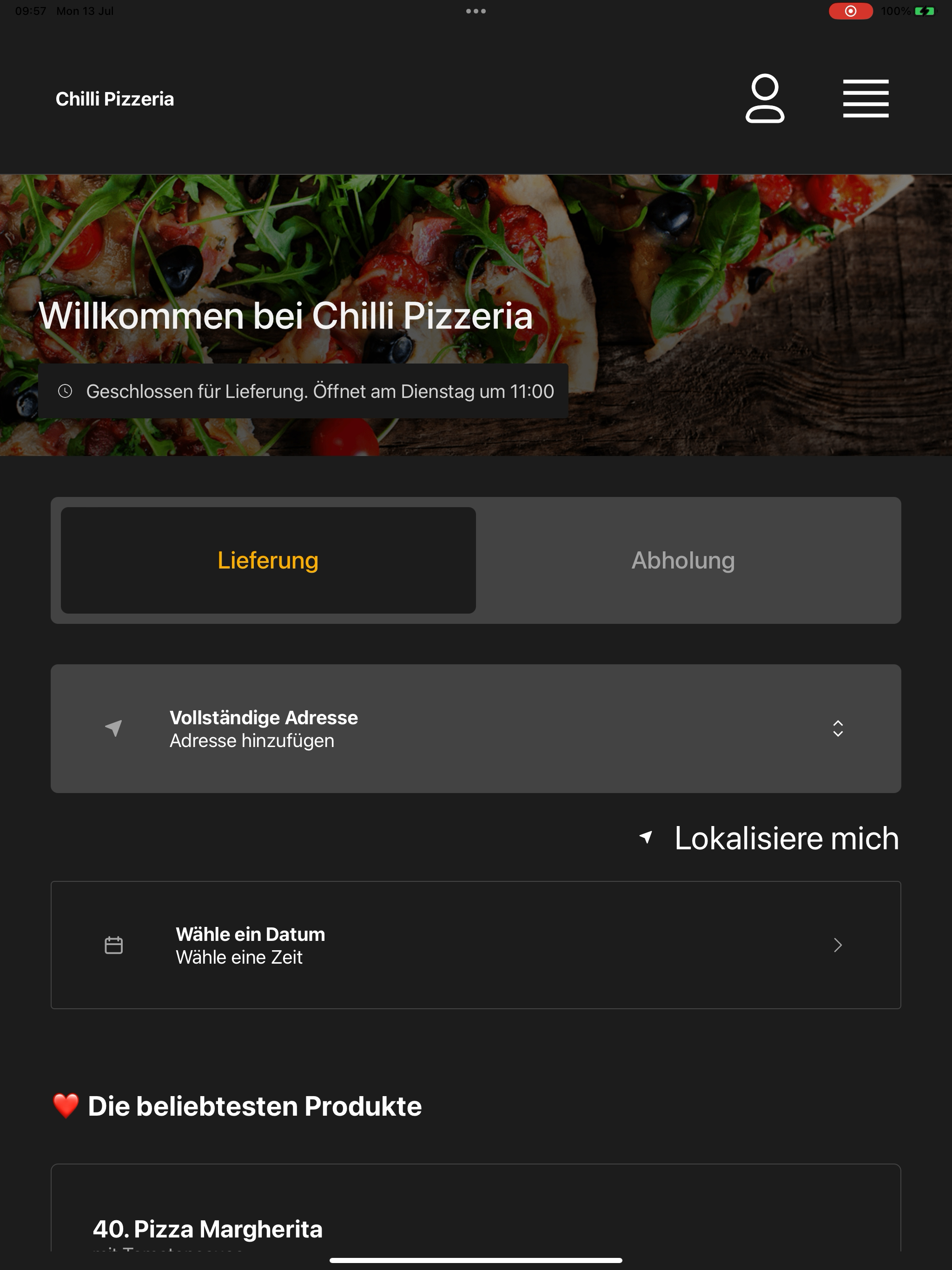 Chilli Pizzeria screenshot 9