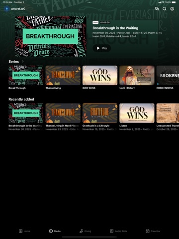 weareLWC iPad screenshot
