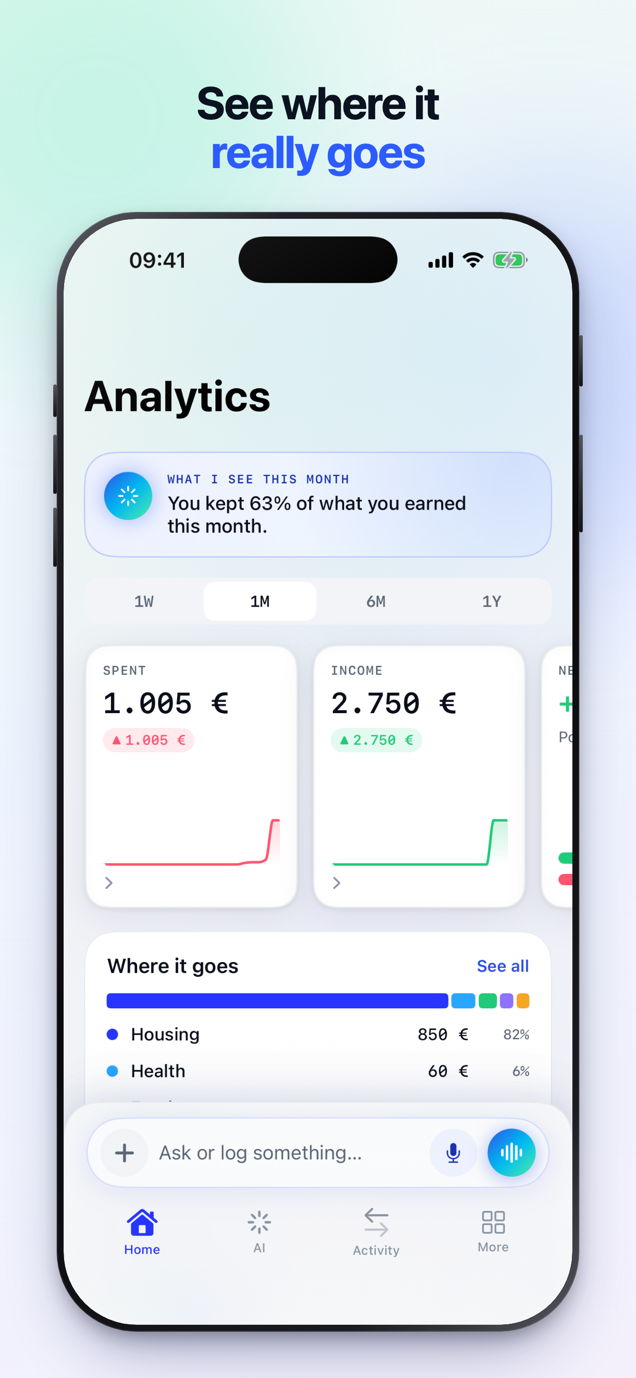 Monflow: AI Money Assistant screenshot 3