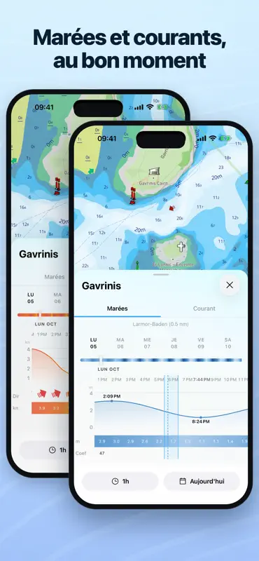 BoatMap - Cartes, GPS, Météo screenshot 5 of 8