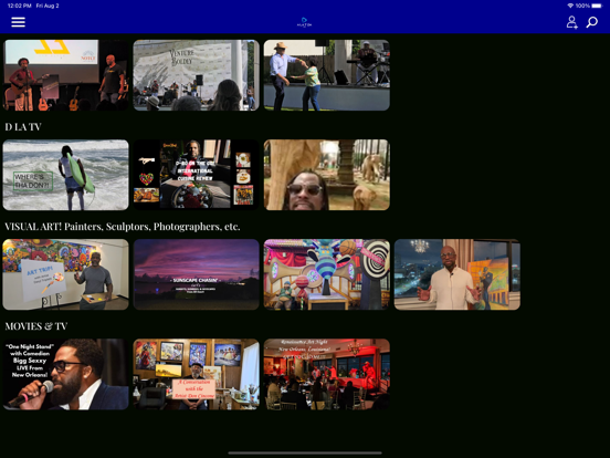 A LA T DA app iPad screenshot 2 - Entertainment app