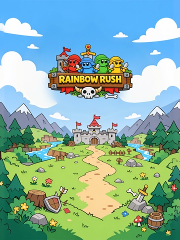 Rainbow Rush: Color Defense