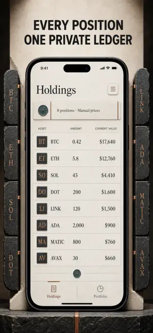 Crypto Profit Tracker: Ledger screenshot 2