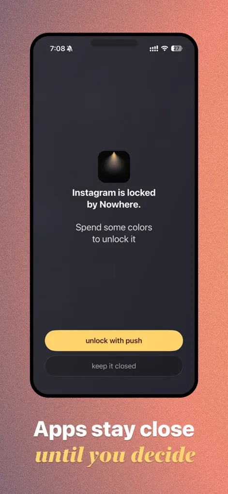 Nowhere: Screen Time Control - Productivity App | MWM