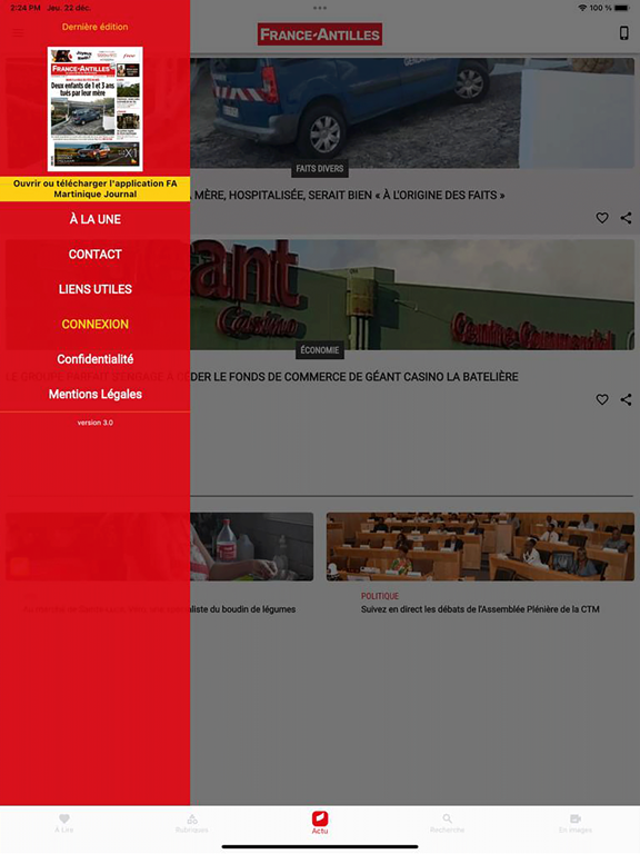 Screenshot #5 pour FA Mqe Actu