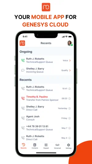 Mobile Office for Genesys screenshot 1