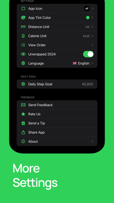 Steps - minimalist tracker Screenshot